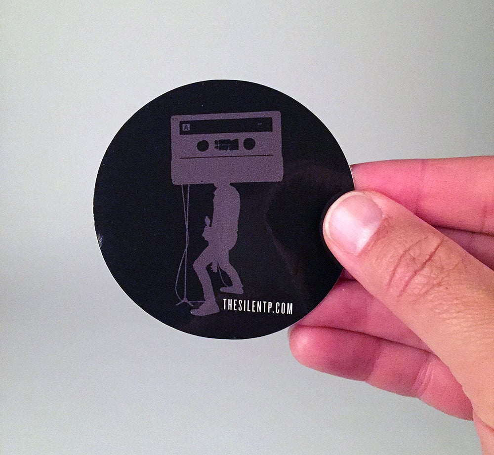 Mr. Cassette Tape Head vinyl sticker