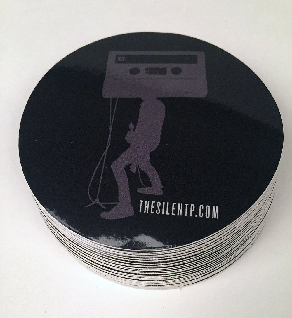 Mr. Cassette Tape Head vinyl sticker