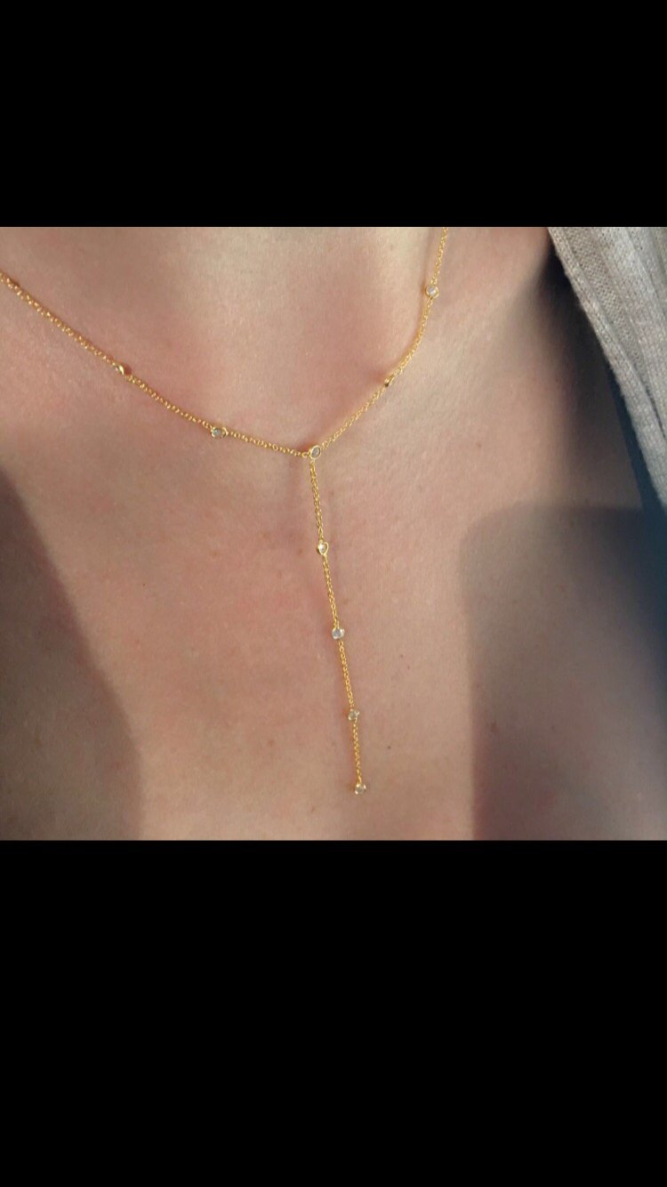 Image of V Diamond necklace