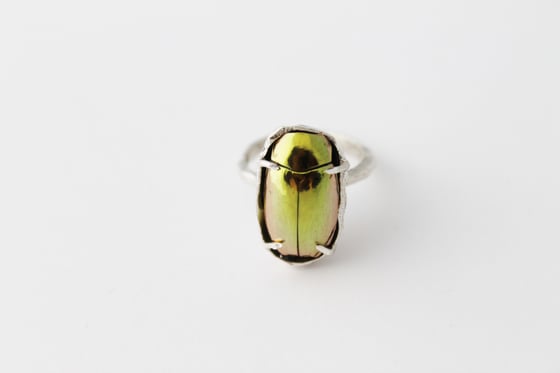 Image of Cosmos gold silver Ring ( Made to order)