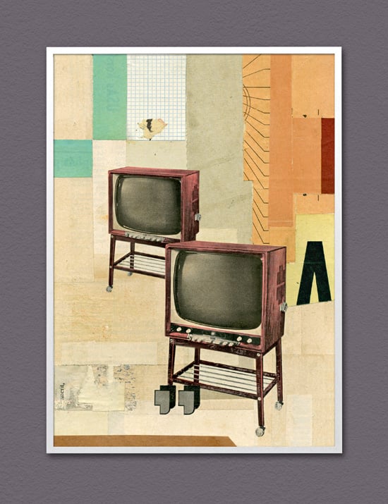 Image of "TV's" Large Art Poster