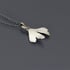 Silver Ginkgo Leaf Necklace Image 5