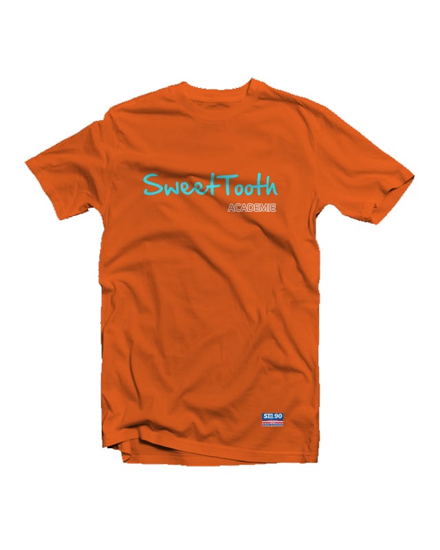 Image of Sta Supply Text Orange Tee