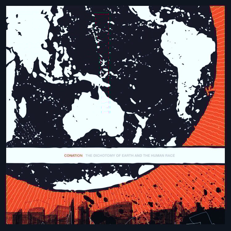 Image of CONATION "The Dichotomy of Earth and the Human Race" 12" LP