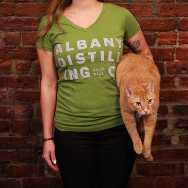 Image of ADCo Womens Green V-Neck 