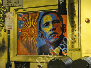 Image of Obama Philly 2009 "Straight Up" Edition of 10 18x24