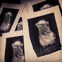 Image 2 of 'WHITE WIDOW' - Miniature Open Edition Print