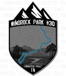 Image of "Windrock Park #30" Trail Badge