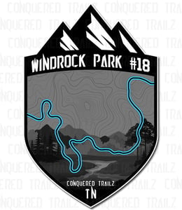Image of "Windrock Park #18" Trail Badge