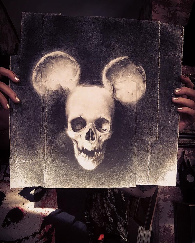 Image of 'SKULL MOUSE' -  Limited Edition Museum Archival Print