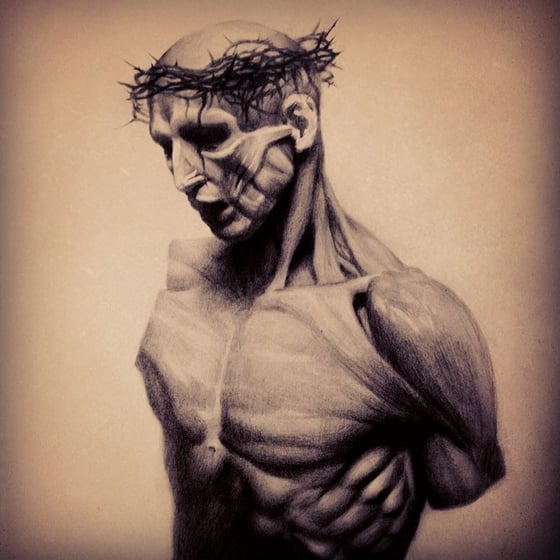 Image of 'ANATOMICAL CHRIST' -  Limited Edition Museum Archival Print