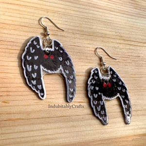 Mothman Earrings