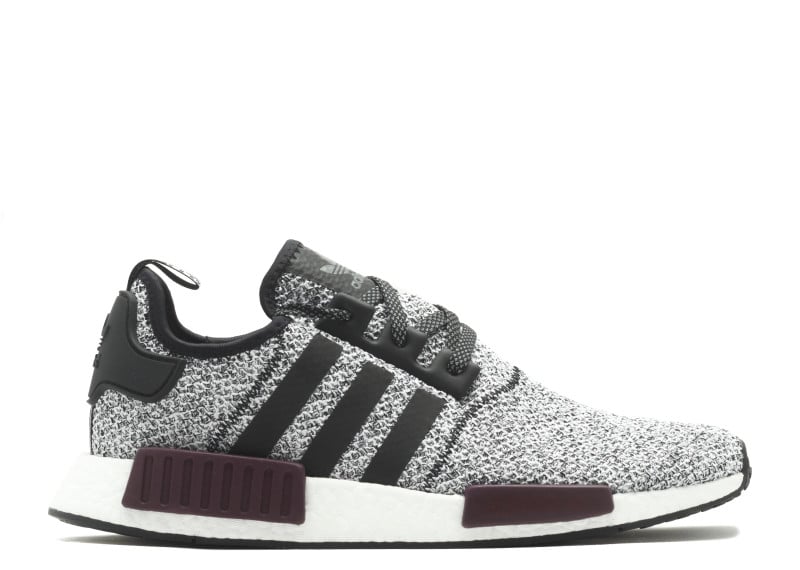 Adidas nmd r1 women's grey and maroon Clearance