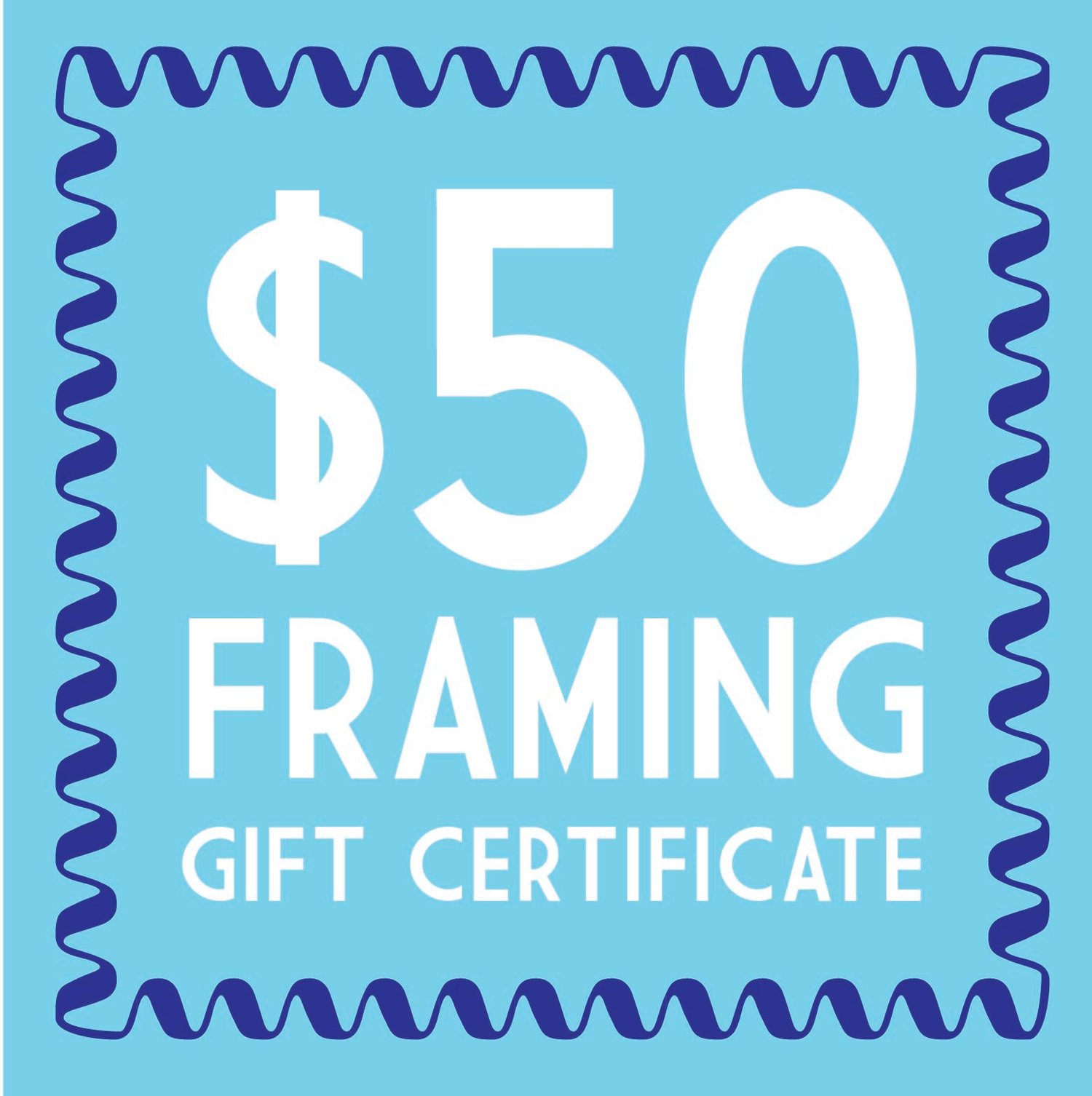 Image of $50 Trinity Framing Gift Certificate