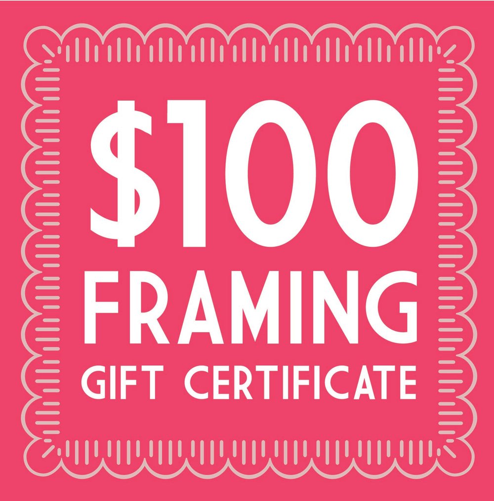 Image of $100 Trinity Framing Gift Certificate