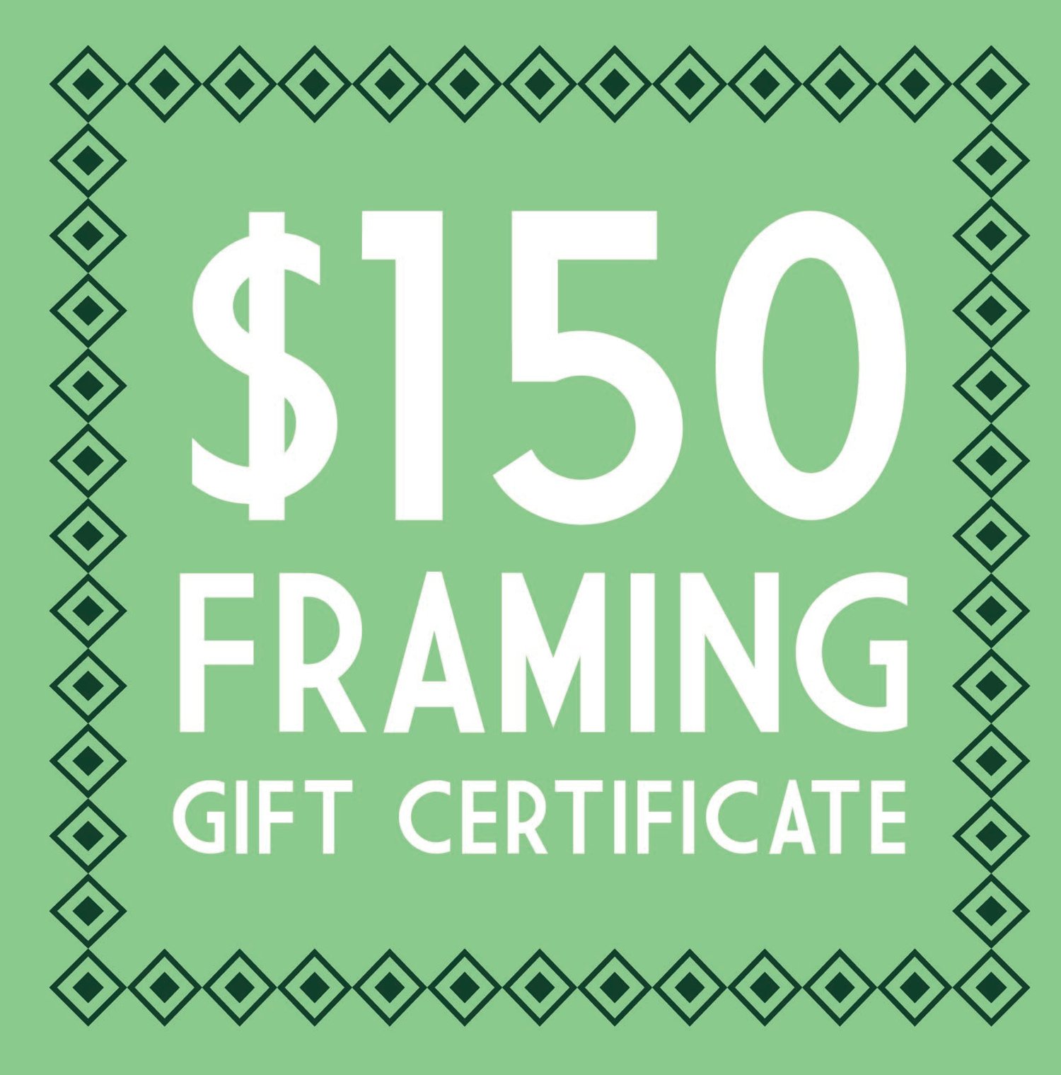 Image of $150 Trinity Framing Gift Certificate