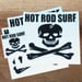 Image of Skull Sticker ~ HOTRODSURF ~ Hot Rod Surf ® - Decal
