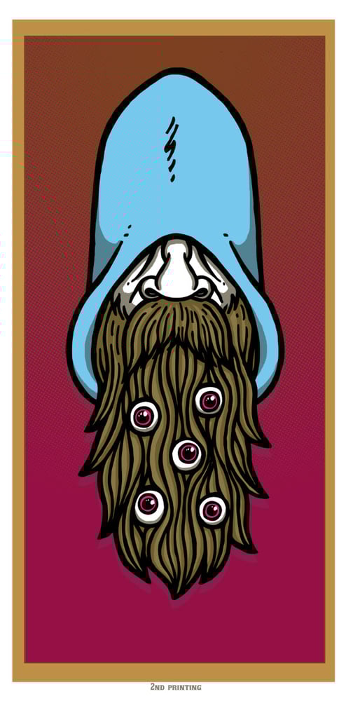 "Wizard Beard" art print / Scraped Knee - The Art of Matt Leunig