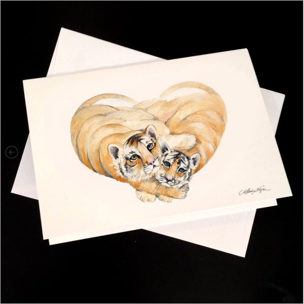 Image of Baby Tigers 5-Pack Greeting Card Set