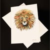 Lion 5-Pack Greeting Card Set