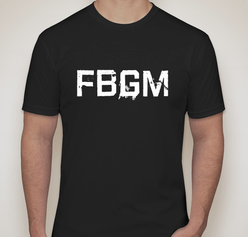 Image of Black FBGM Destroyed Logo