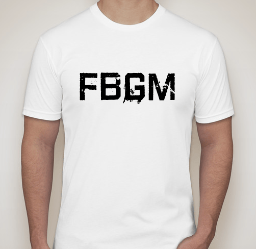 Image of White FBGM Destroyed Logo