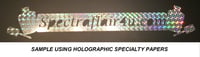 Image 2 of Holographic Self-Stick Specialty Paper (Acid-Free)