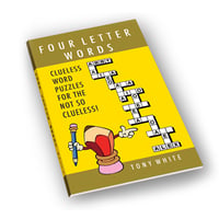 'FOUR LETTER WORDS' ~ SIGNED WORD PUZZLE BOOK