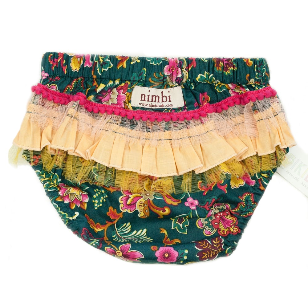 Image of Bambini Ruffled Pilchers - Teal