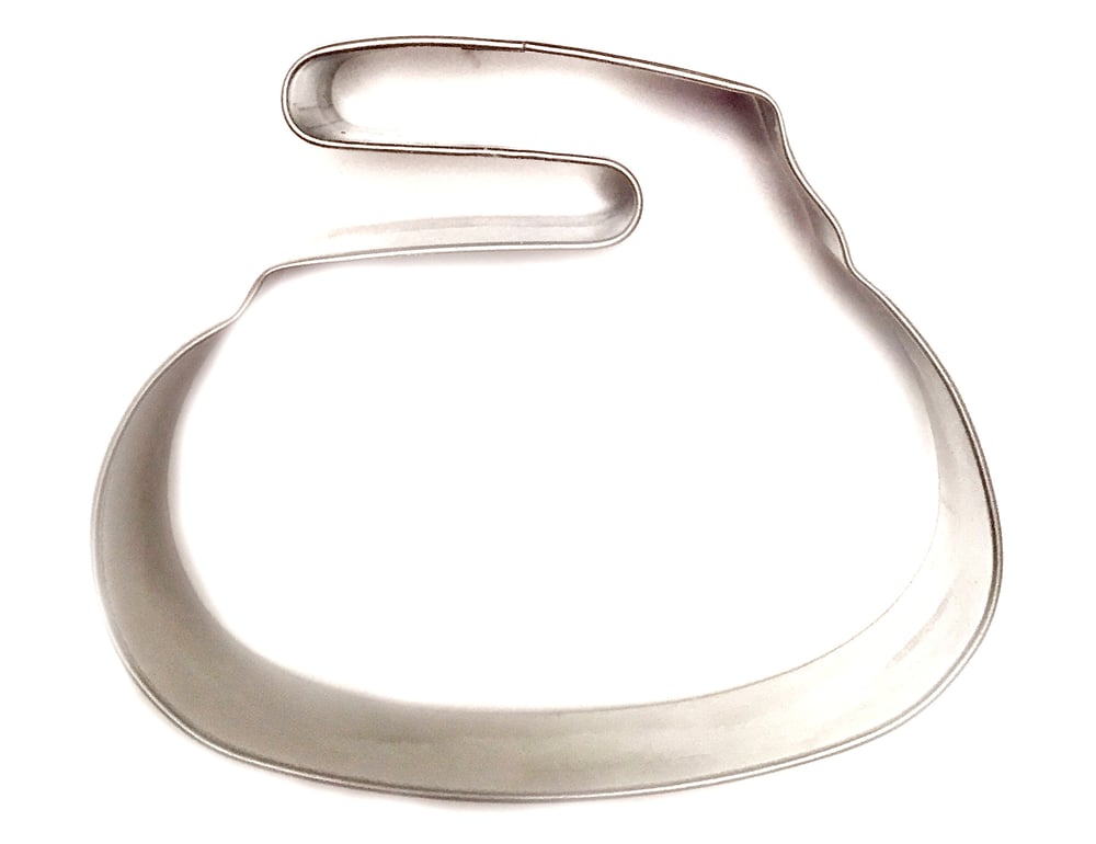 Image of Curling Stone Rock Cookie Cutter