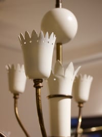 Image 4 of Italian Chandelier with Crown-Shaped Details