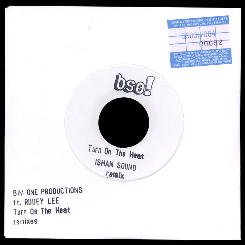 Image of [BS03IV004] Bim One Production ft. Rudey Lee - Turn On The Heat Remixes - 7inch vinyl