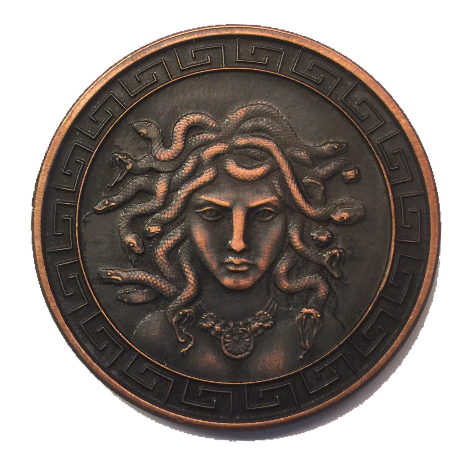 Medusa 1oz Copper Challenge Coin Rowan Valley Tactical