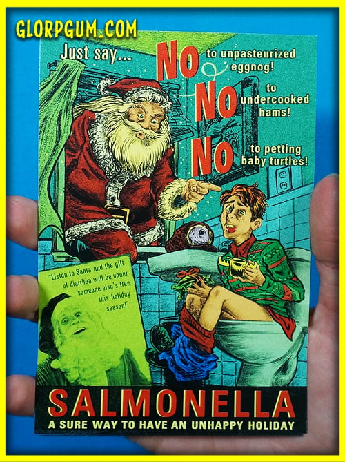 Salmonella Holiday Health cards!