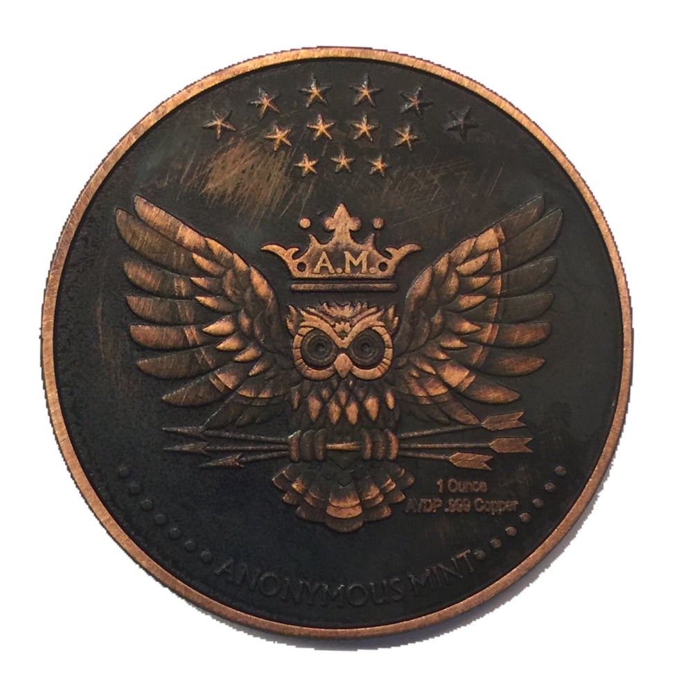 Image of Memento Mori (Remember you will Die) 1oz Copper Challenge Coin