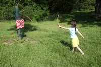 Image 2 of Children's Wooden Bow & Arrow Set