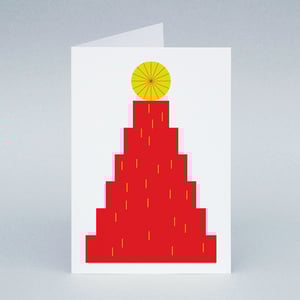 Image of Red Tree card