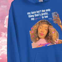 Image 1 of ‘Pretty Face, Pretty Spirit’ Graphic Hoodie