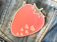 Image 1 of Strawberry Iron-on Patch