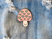 Image 1 of Happy Mushroom Enamel Pin