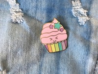 Image 5 of Cupcake Enamel Pin