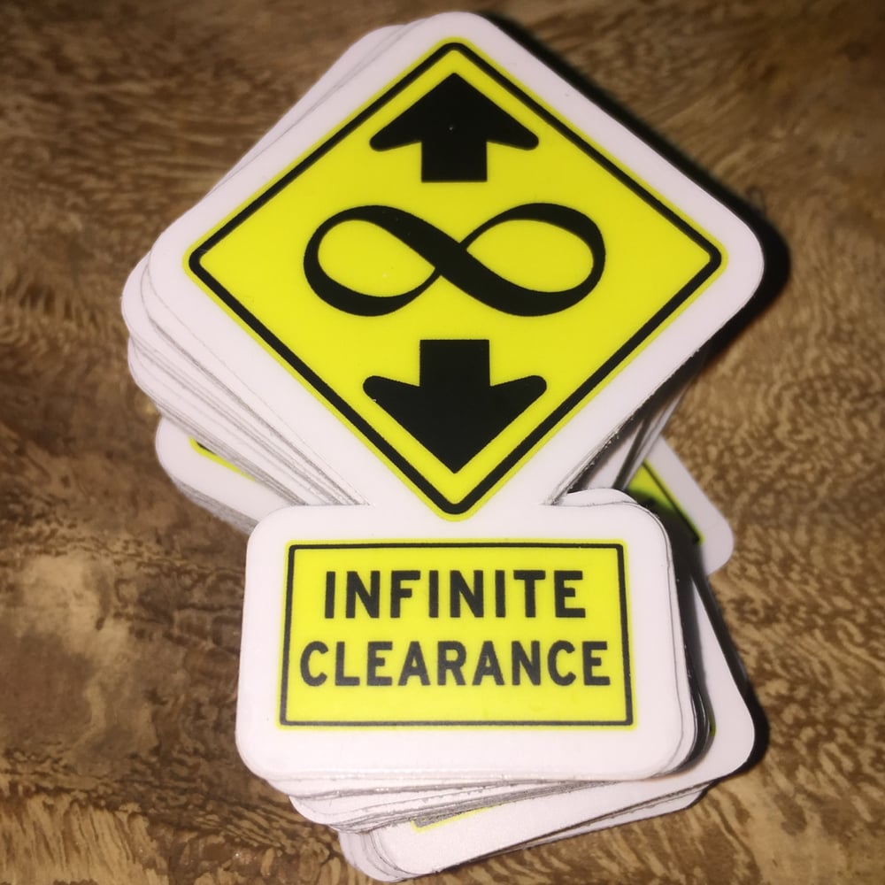 Image of Infinite Clearance Mini Sticker