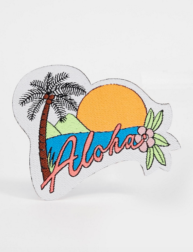 Iron on Aloha Patch