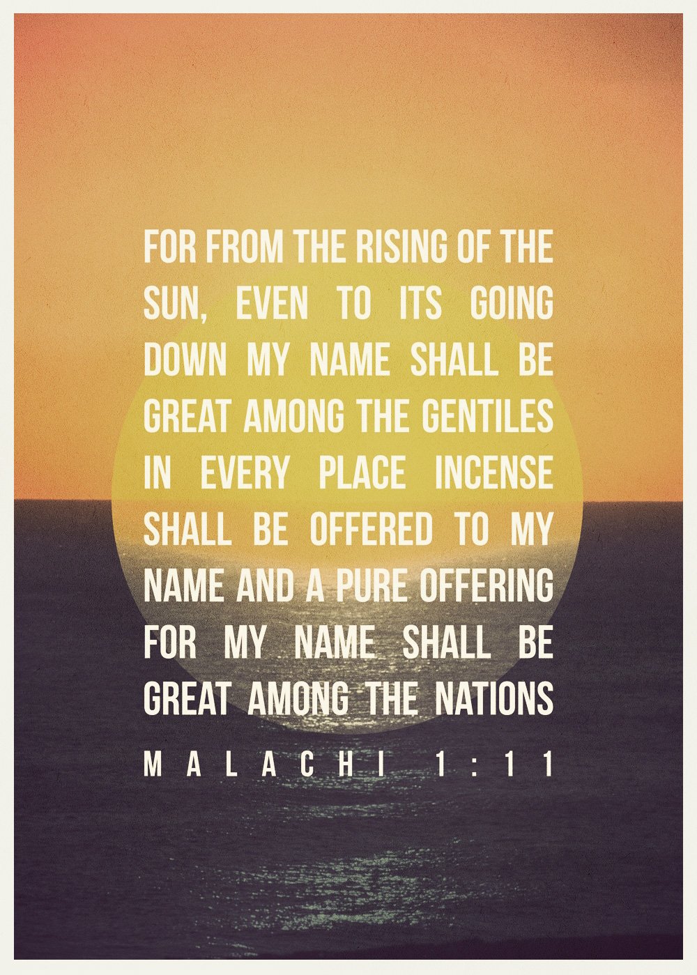 Image of Malachi 1:11