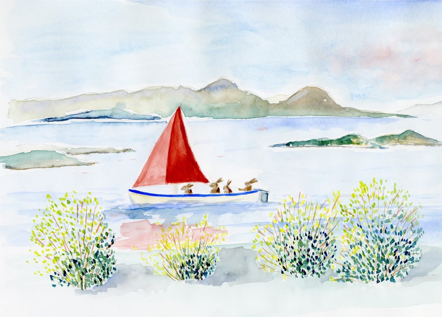 Image of Sailing on the West Wind on the Kenmare River