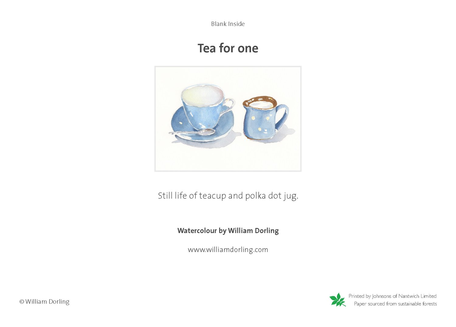 Image of Tea for one