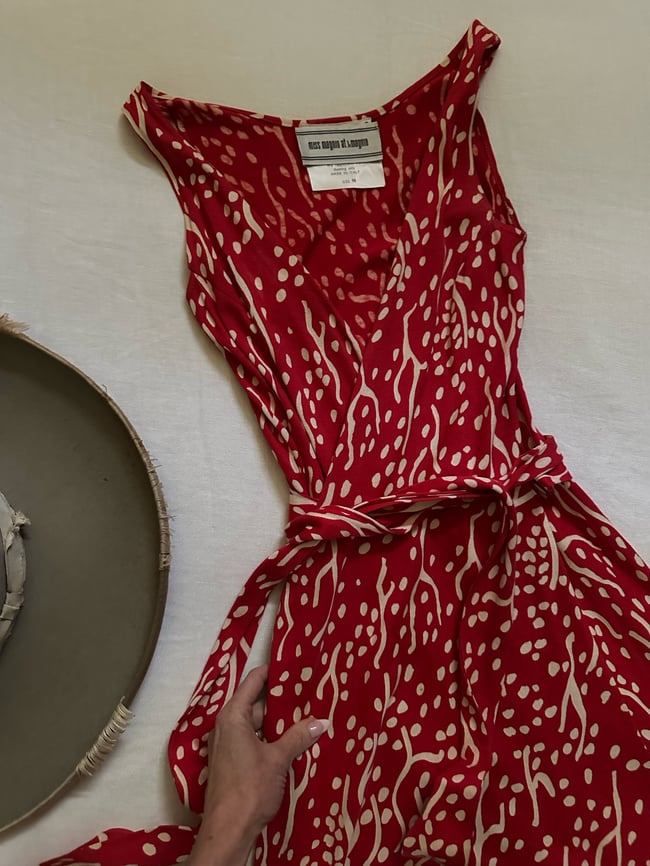 70s Diane von Furstenberg jersey wrap dress