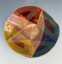 Image 2 of Abstract lustre bowl