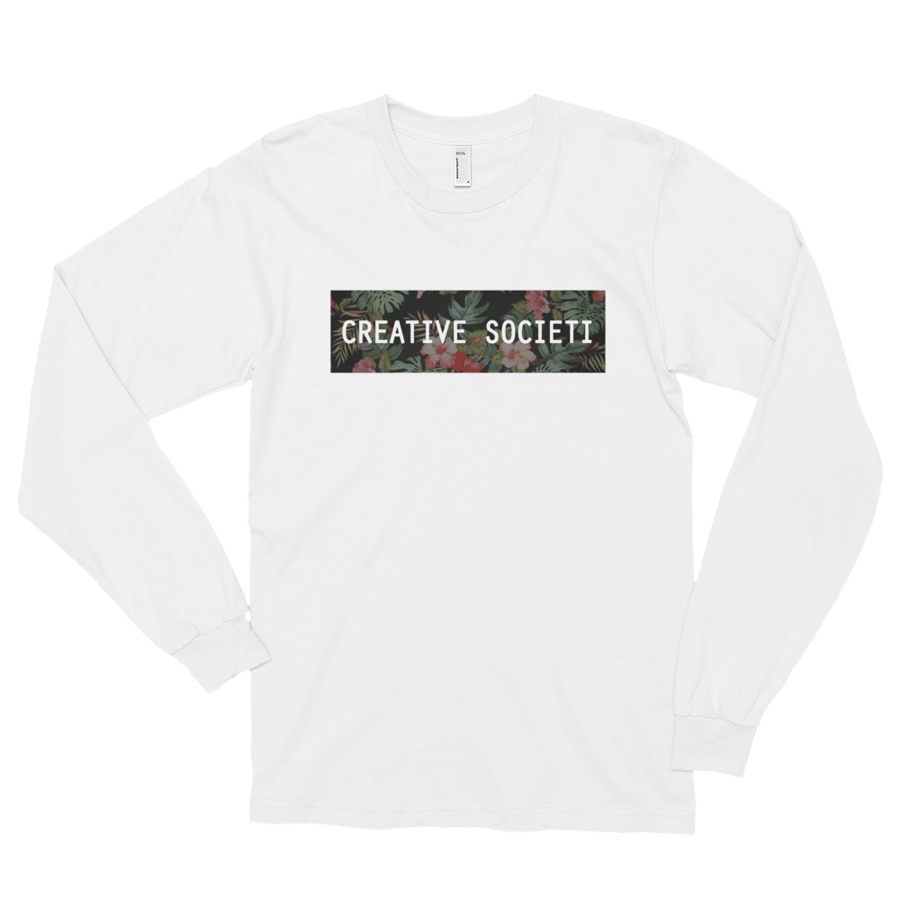 Image of Creative Societi Floral Logo (Crystal White)