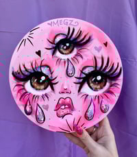 Crying Pink 3rd eye moon (original)